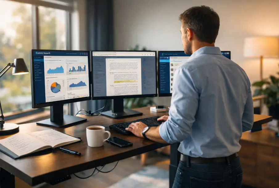 Academic Workspace Setup for Productivity