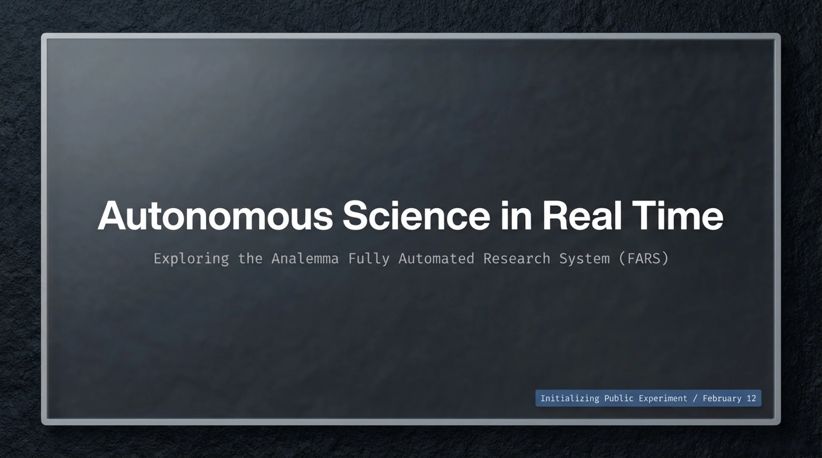 100 Papers in 10 Days: AI's First Autonomous Research Run