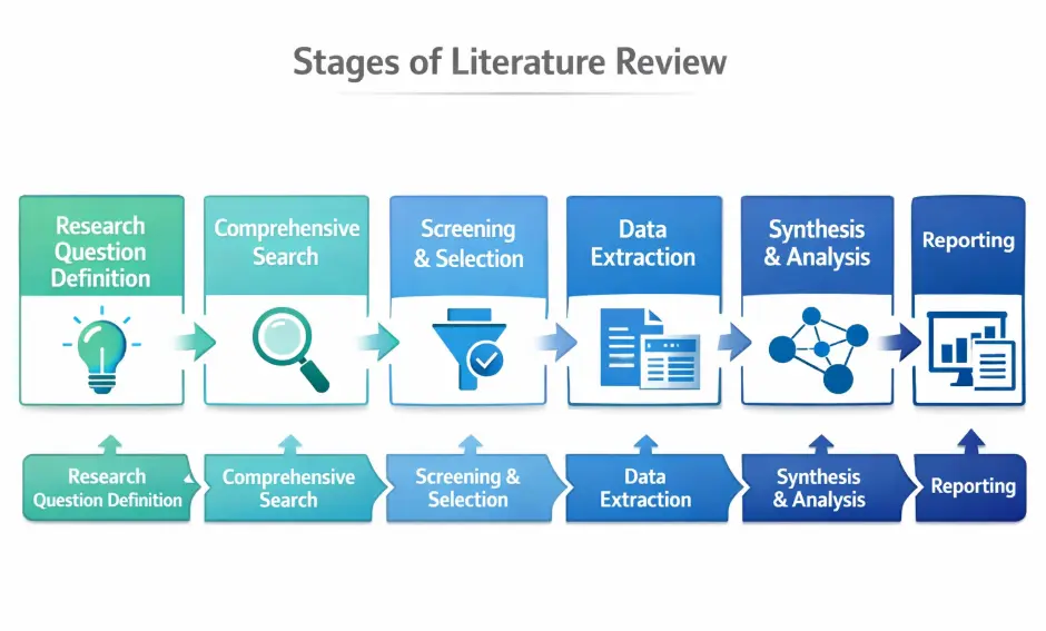Literature Review Workflow Stages